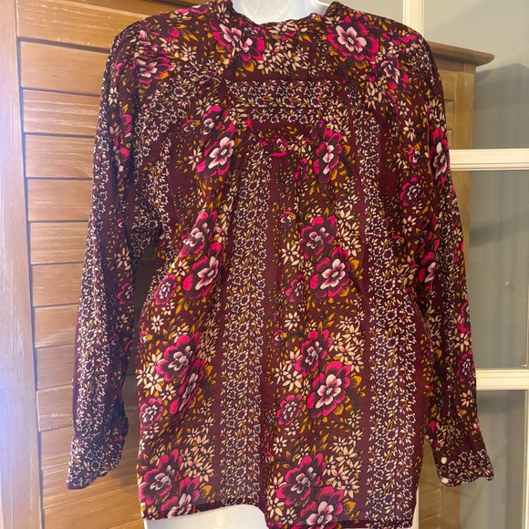 Anthropologie Florile Cotton Avrile Blouse XS NWOT - Picture 11 of 13